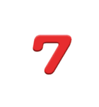 カラフルABC数字（個別スタンプ：33）