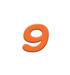 カラフルABC数字（個別スタンプ：35）