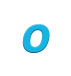 カラフルABC数字（個別スタンプ：36）