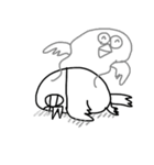 フクロウの福ちゃんスタンプ（個別スタンプ：10）