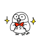 フクロウの福ちゃんスタンプ（個別スタンプ：11）