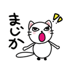 しろねこたまに手ぬぐい（個別スタンプ：11）