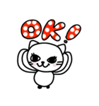 しろねこたまに手ぬぐい（個別スタンプ：20）