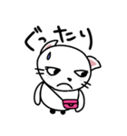 しろねこたまに手ぬぐい（個別スタンプ：28）