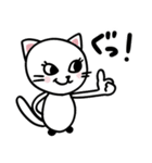 しろねこたまに手ぬぐい（個別スタンプ：36）