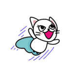 しろねこたまに手ぬぐい（個別スタンプ：37）