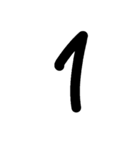 数字スタンプ
漢字もある（個別スタンプ：1）