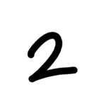 数字スタンプ
漢字もある（個別スタンプ：2）