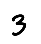 数字スタンプ
漢字もある（個別スタンプ：3）