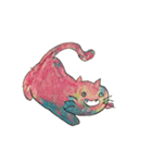 言いたげな猫（個別スタンプ：3）
