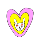 リアルJCが作ったウサギ、ペロちゃん（個別スタンプ：2）