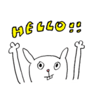 リアルJCが作ったウサギ、ペロちゃん（個別スタンプ：14）