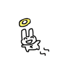 もうだめだうさぎ（個別スタンプ：4）