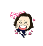 働く女性スタンプ2（個別スタンプ：5）