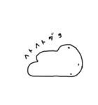 ゆる離れ目うさぎ（個別スタンプ：4）