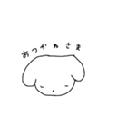 ゆる離れ目うさぎ（個別スタンプ：5）