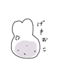 ゆる離れ目うさぎ（個別スタンプ：6）