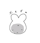 ゆる離れ目うさぎ（個別スタンプ：7）