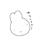 ゆる離れ目うさぎ（個別スタンプ：32）