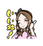 キラキラ女子スタンプ（個別スタンプ：1）