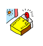 マッチ棒先輩（個別スタンプ：6）