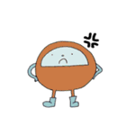 カラフル宇宙人の日常生活。(擬音語多め)（個別スタンプ：9）