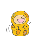 カラフル宇宙人の日常生活。(擬音語多め)（個別スタンプ：11）