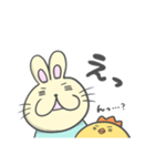 【うささんとトリさん】日常会話編 ver.1（個別スタンプ：24）