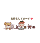 やすおの色鉛筆スタンプです 3。（個別スタンプ：4）