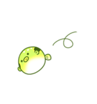 緑のフグ（個別スタンプ：31）