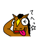 馬のゴンザくん（個別スタンプ：25）