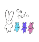 わたしとまなちゃん（個別スタンプ：3）