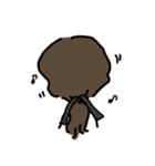 もじゃボーイの彼女（個別スタンプ：8）