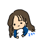 もじゃボーイの彼女（個別スタンプ：9）