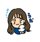 もじゃボーイの彼女（個別スタンプ：10）