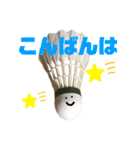 バドミントンのシャトルくんスタンプ（個別スタンプ：3）
