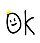 6才字絵（個別スタンプ：1）