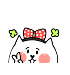 ハート猫.（個別スタンプ：6）