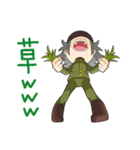 軍服君（個別スタンプ：16）