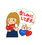 可愛いワンコとアメリカンスタンプ（個別スタンプ：5）