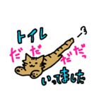 ねこのもちゃ！（個別スタンプ：17）