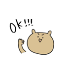 ゆるぅいうさぎと時々ねこくまぺんぎん（個別スタンプ：4）