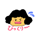 レトロな女の子？（個別スタンプ：1）