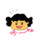 レトロな女の子？（個別スタンプ：3）