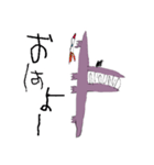 5さいがかいたプテラノドン（個別スタンプ：15）