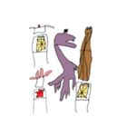 5さいがかいたプテラノドン（個別スタンプ：32）