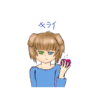 犬系の女の子挨拶（個別スタンプ：22）