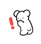 しろいくまちゃん（個別スタンプ：15）