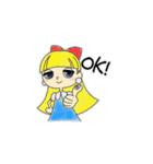リリーとクマのタロー（個別スタンプ：1）