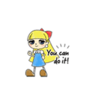 リリーとクマのタロー（個別スタンプ：8）
